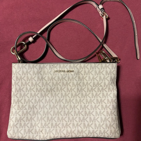 Michael Kors Beige Crossbody Bag - Picture 1 of 6